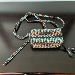 Last call b4 donating Vera Bradley Crossbody Bag in Black, Mint, and Brown